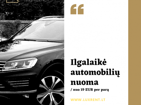 Skelbimas - Luxrent.lt - automobilių nuoma / auto nuoma