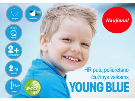 Skelbimas - Čiužinys vaikams YOUNG BLUE 2+ amžiaus