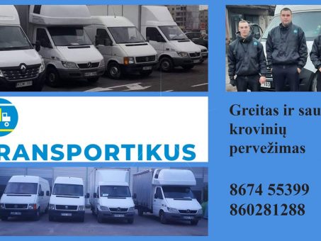 Skelbimas - Transportavimo paslaugos visoje Lietuvoje