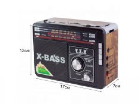 Skelbimas - X-BASS radijo imtuvas - Mp3 grotuvas