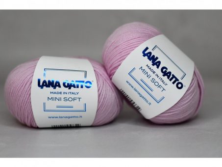 Skelbimas - Mezgimo siūlai Lana Gatto Mini Soft 100 % merino vilna
