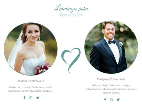 Skelbimas - Elektroninių internetinių vestuvinių kvietimų kūrimas