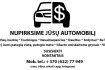 Skelbimas - Ieskome automobiliu, domina viskas, sutarsime draugiska kaina