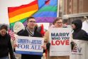 Virdžinijos homoseksualai protestuoja dėl savo teisių.