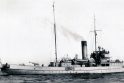 Pradžia: pirmasis lenkų karo laivas „Komendant Pilsudski“.
