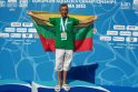 Pergalė: savo gausią medalių kolekciją K.Karpavičius papildė Europos šuolių į vandenį veteranų čempionato aukso medaliu. 
