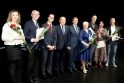 Įvertino: be „Kultūros smaragdo“, įteikti ir šeši Kauno rajono kultūros smaragdinio švyturio apdovanojimai.