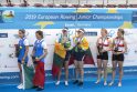 D.Rimkutė ir U.Juzėnaitė Europos jaunių irklavimo čempionate Esene pelnė auksą.