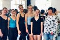 Penkios balerinos atvykusios su mokytoja E.Shipiatsky dalyvavo KVMT baleto trupės atrankose.