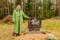 Iniciatyva: E.Krušinskaitės sukurtas akmeninis ženklas ilgai primins pirmąjį šių apylinkių partizanų vadą. 