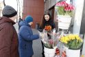 Skirtumas: per Moters dieną buvo išduoti 26 leidimai prekiauti tulpėmis viešose miesto vietose, o pardavinėti gėles Motinos dieną norą pareiškė gerokai mažiau prekeivių.