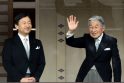 Naruhito (kairėje) ir Akihito 