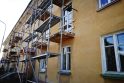 Laikas: S.Dariaus ir S.Girėno gatvėje esančio daugiabučio namo balkonų remontas truks apie mėnesį.