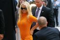 Pamela Anderson atvyko į Vokietiją paremti ruonių kailio draudimo