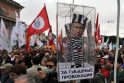 Rusijoje demonstrantai mini kruvinų protestų prieš V. Putiną metines