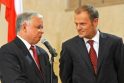 Lenkijos vadovai pešasi dėl užsienio politikos