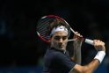 ATP serijos Londono teniso turnyre šveicaras žaidžia pergalingai