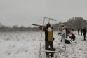 Medžiotojai smaginosi žiemos šventėje