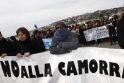 Italai protestavo prieš mafiją
