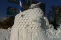 Sniego skulptūrų festivalyje Japonijoje kauniečiai tapo nugalėtojais