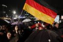 Vokietijos pareigūnai per gegužines demonstracijas suėmė daugiau nei 200 žmonių