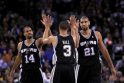 NBA pirmenybėse pergalėmis stebina „Spurs“ ekipa