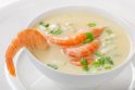 Kokosinių krevečių      sriuba (receptas)