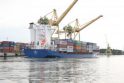 Klaipėdos uostas šiemet pirmauja pagal konteinerių krovą 