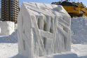 Kauniečių sukurta sniego skulptūra Japonijoje pelnė trečią vietą