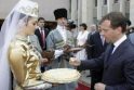 Pritarimas: ketinimą tapti Rusijos Federacijos dalimi, anot Pietų Osetijos prezidento, palaiko didžioji dauguma gyventojų.