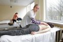 Suviliojo: nemokamomis masažo procedūromis senjorai lepinti pirmą kartą.