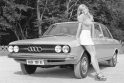 Pirmtakas: 1968 m. keturių durų sedano kėbulu pasirodęs „Audi 100“ ilgainiui tapo vienu geidžiamiausių automobilių.