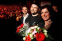 Atvyko: atsiimti prizų kopė trys festivalio laureatai (iš kairės) –  D.Kazlauskas, A.Giniotis ir N.Narmontaitė.