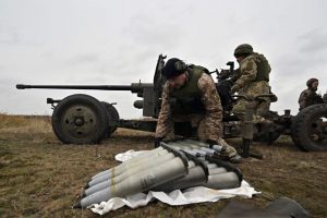 „Spiegel“: Ukrainos ginkluotųjų pajėgų turimos sviedinių atsargos baigsis ne vėliau kaip birželį