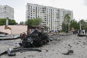 Gubernatorius: per Rusijos smūgius Charkivui žuvo keturi žmonės