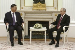 V. Putinas: Rusija pasirengusi aptarti Pekino pasiūlymą dėl taikos Ukrainoje