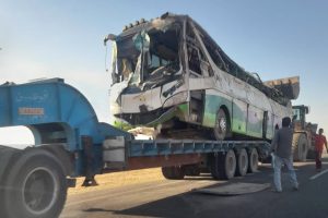 Egipte autobusas įsirėžė į sunkvežimį: žuvo 22 žmonės