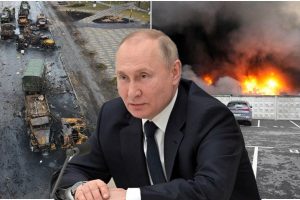 Ukrainietė po apšaudymų: V. Putinai, tu esi niekšas, tu degsi pragare