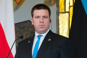 Atsistatydinantis J. Ratas: dabartinė Estijos valdančioji koalicija nebeišliks