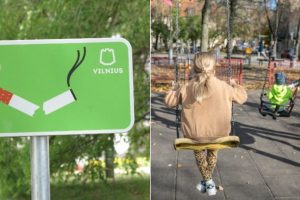 Zonos be dūmų: Vilniaus vaikų žaidimų aikštelėse nebeliks rūkalių