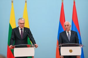 Į Lietuvą oficialaus vizito atvyksta Armėnijos prezidentas