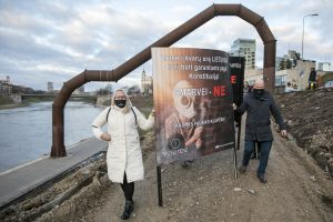 Surengė piketą prie Vilniaus „vamzdžio“: visuomenė siunčia žinią teršėjams