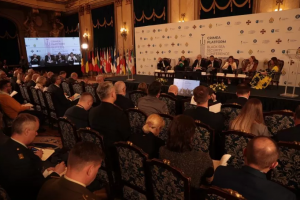 A. Anušauskas Bukarešte aptarė galimus sprendimus dėl laivybos Juodojoje jūroje blokavimo