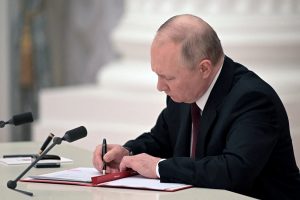 Rusijos parlamentas ratifikavo V. Putino susitarimus su Ukrainos separatistais