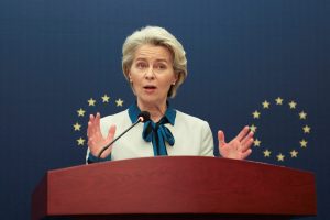 U. von der Leyen: ES turi Ukrainai suteikti tai, ko jai reikia, kad būtų stipri