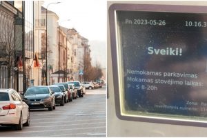 Žinia vairuotojams: visame mieste – nemokamas parkavimas, bet bus ir eismo ribojimų