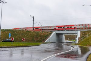 Atidarytas naujas tunelis ties Vievio geležinkelio pervaža