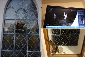 Vandalai vėl nusitaikė į Kauno mečetę: išdaužti du vitražiniai langai