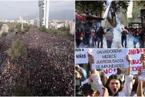 Čilėje nesiliauja protestai: vėl vyko demonstrantų susirėmimai su policija