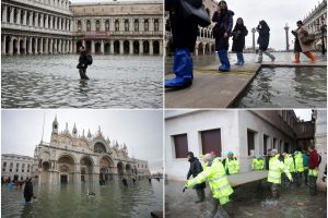 Venecija įtampoje: ruošiamasi dar vienai potvynio bangai 